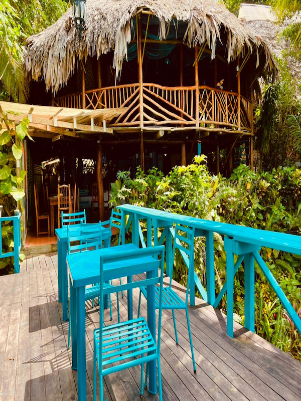 deck and view of the bar the round house rio dulce backpackers deck and view of the bar the round house rio dulce backpackers